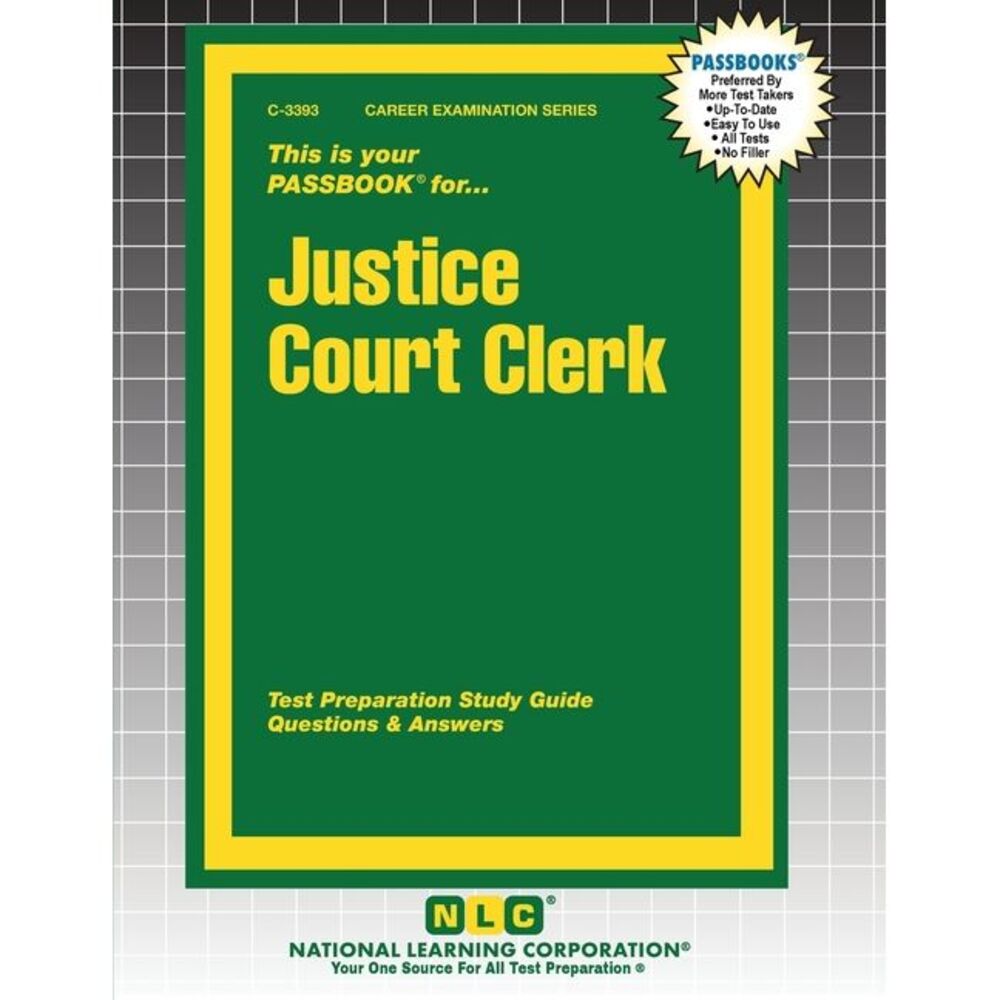 Justice Court Clerk -- Passbooks
